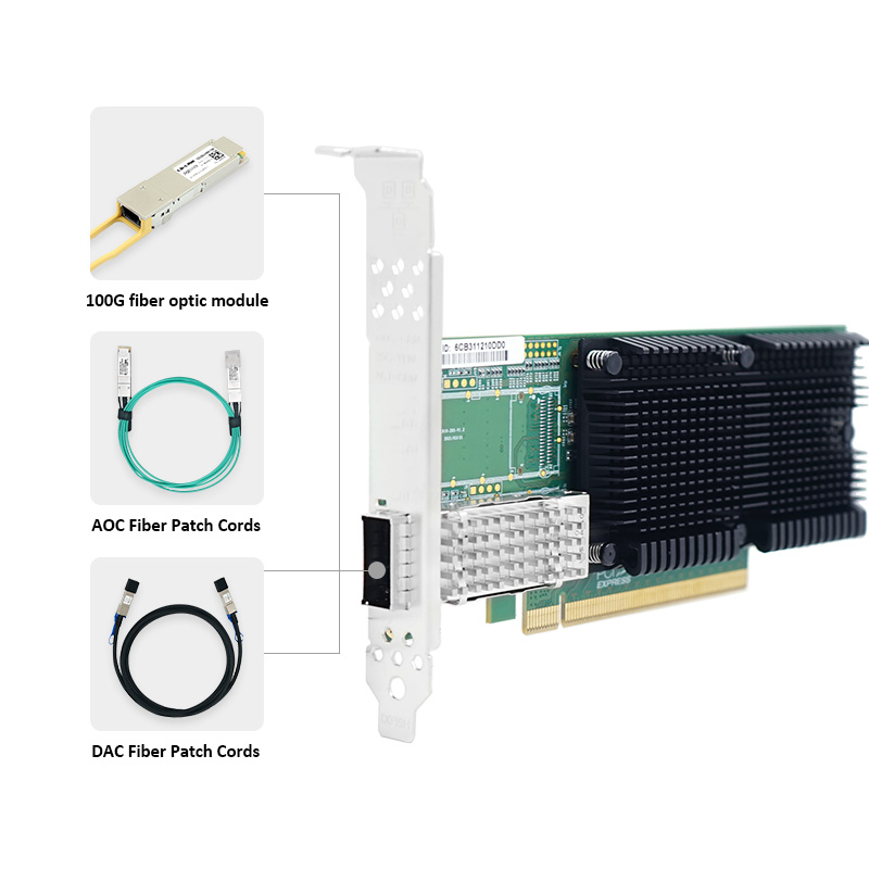 LR-LINKイーサネットネットワークアダプター,1019p - 100Gbe Qsfp28 Network Card のレビューと価格